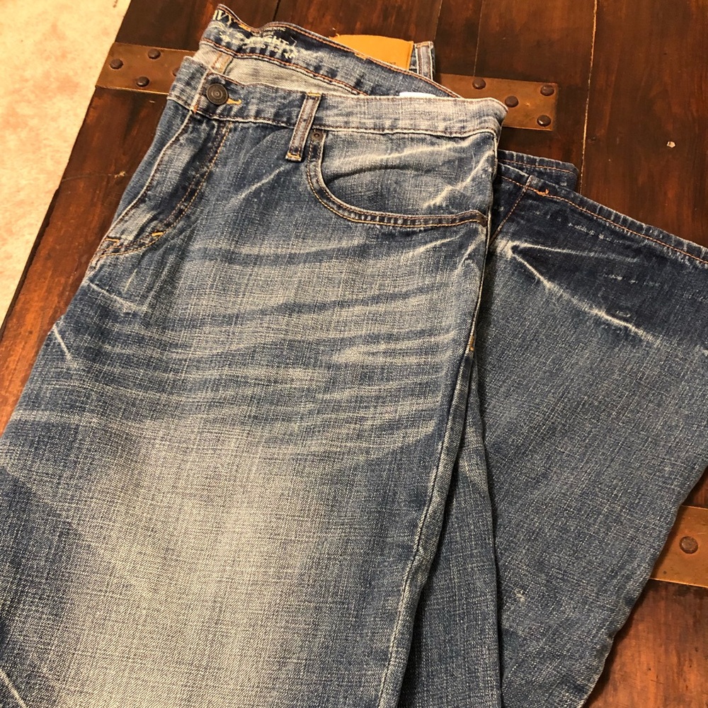 Old Navy Men’s Jeans Low Rise Straight Blue Denim